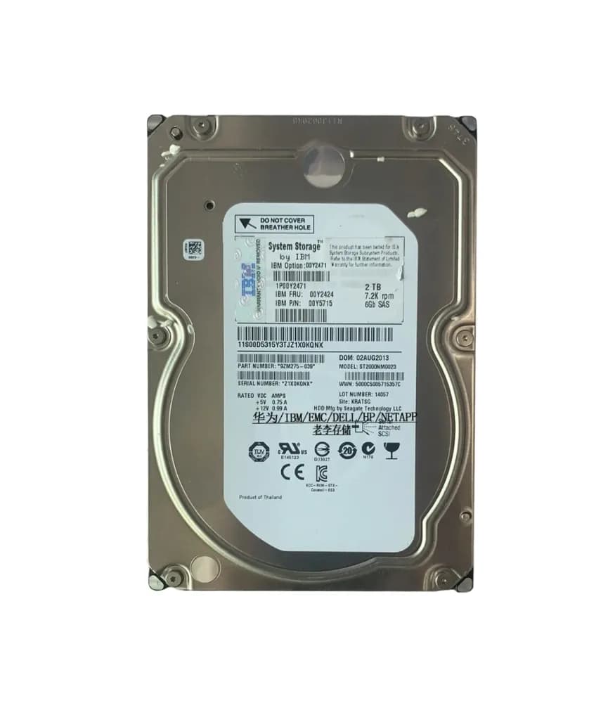 IBM 00Y2471 2TB 6Gb/s SAS