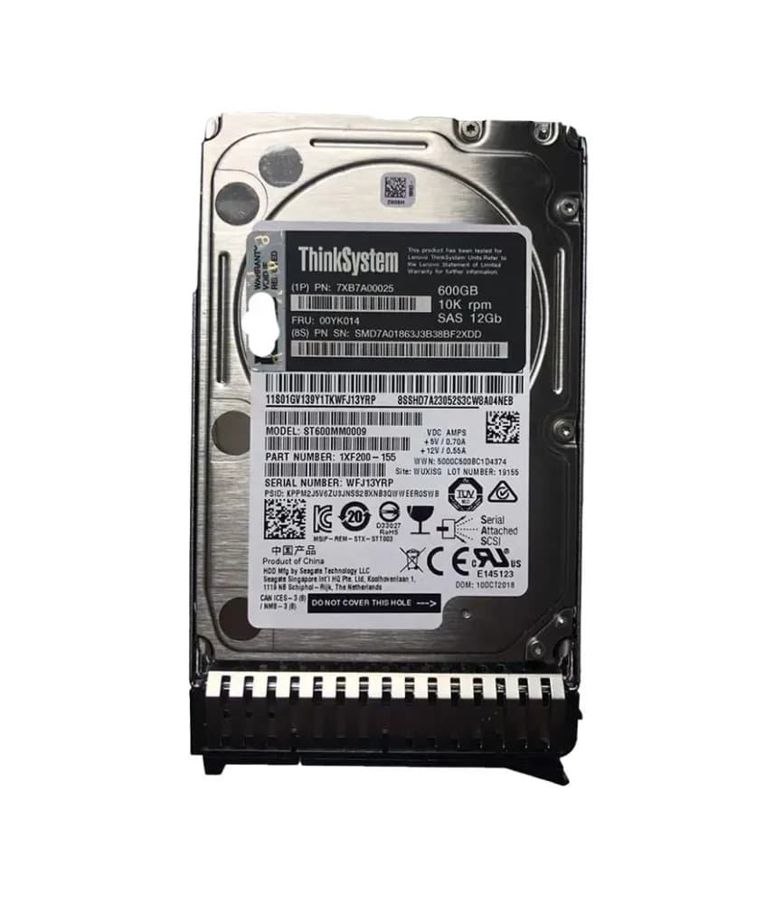 Lenovo 00YK014 600GB 12Gb/s SAS