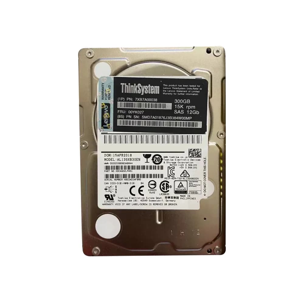 Lenovo 00YK027 300GB 12Gb/s SAS