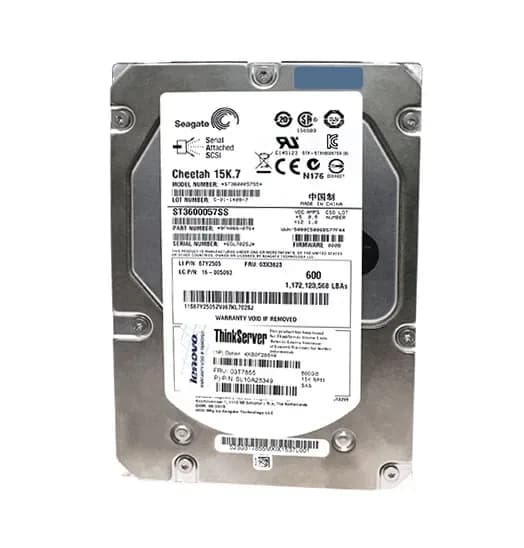 Lenovo 03T7855 600GB 6Gb/s SAS