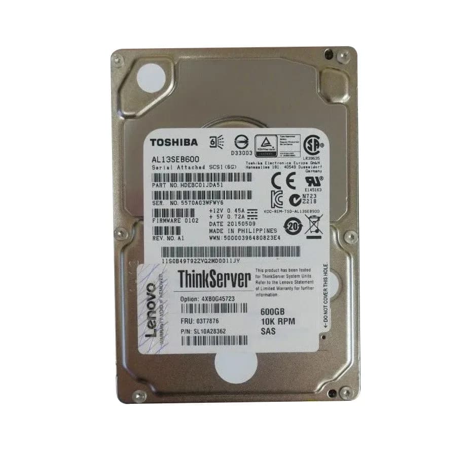 Lenovo 03T7876 600GB 6Gb/s SAS