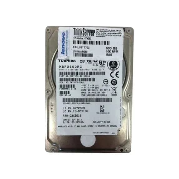 Lenovo 03X3616 600GB 6Gb/s SAS