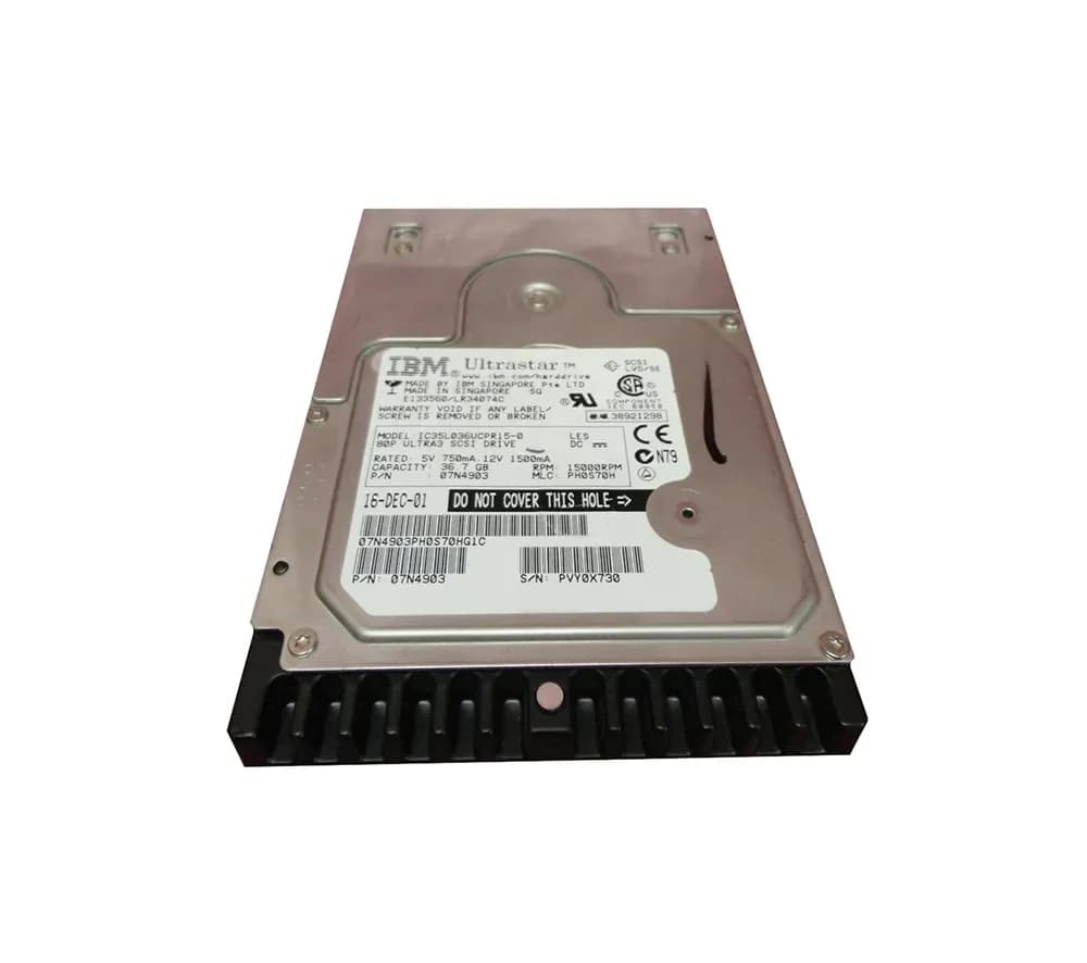 IBM 07N4903 36.7GB Ultra160 SCSI