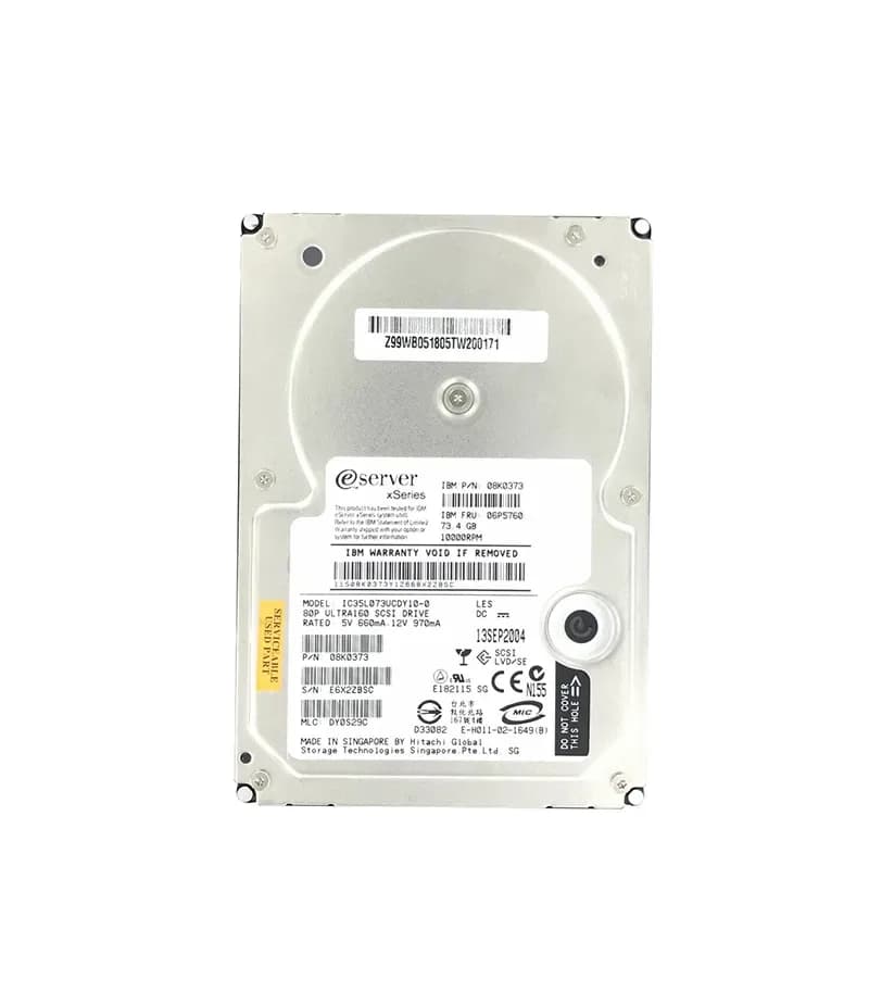 IBM 08K0373 73.4GB Ultra160 SCSI