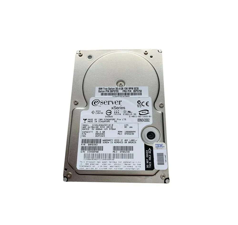 IBM 08K0383 36.4GB Ultra320 SCSI