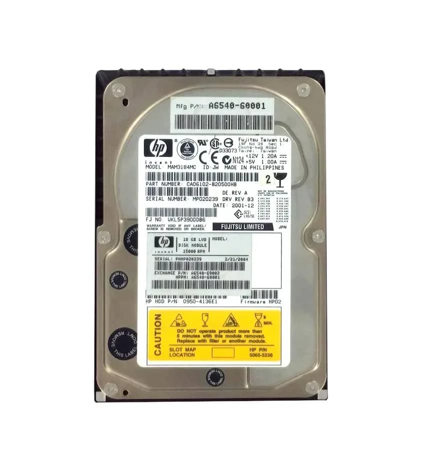 HPE 0950-4136 18GB Ultra160 SCSI