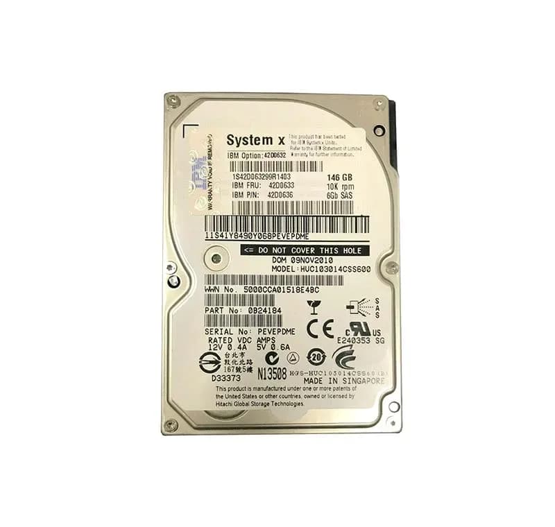 IBM 0B24184 146GB 6Gb/s SAS