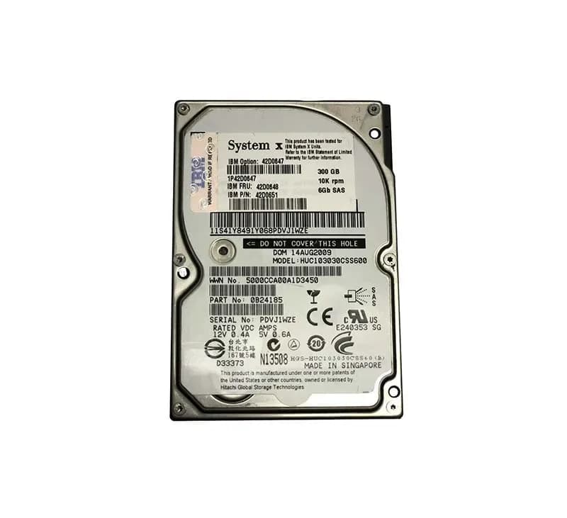 Hitachi 0B24185 300GB 6Gb/s SAS