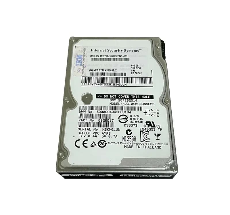 HGST 0B26017 600GB 6Gb/s SAS