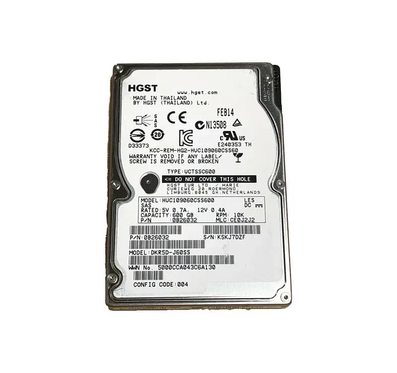 HGST 0B26032 600GB 6Gb/s SAS