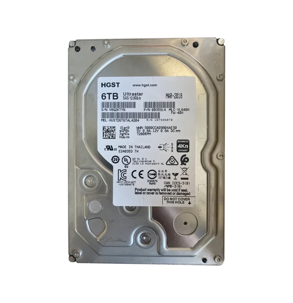 HGST 0B35914 6TB 12Gb/s SAS