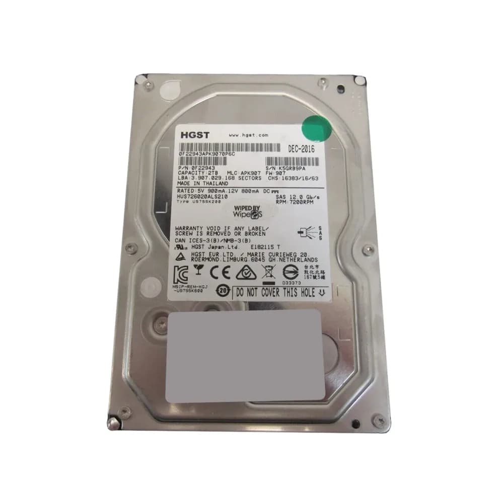 HGST 0F22943 2TB 12Gb/s SAS