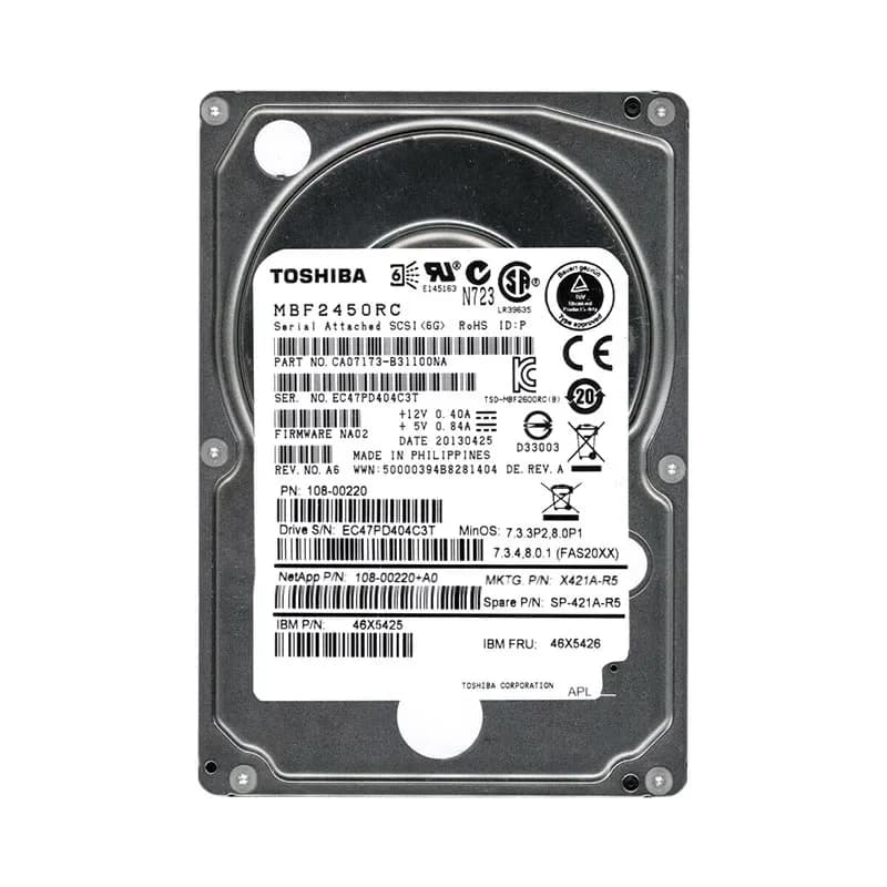 NetApp 108-00220+A0 450GB 6Gb/s SAS