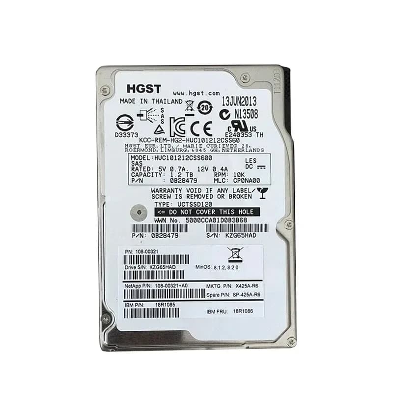 NetApp 108-00321+A0 1.2TB