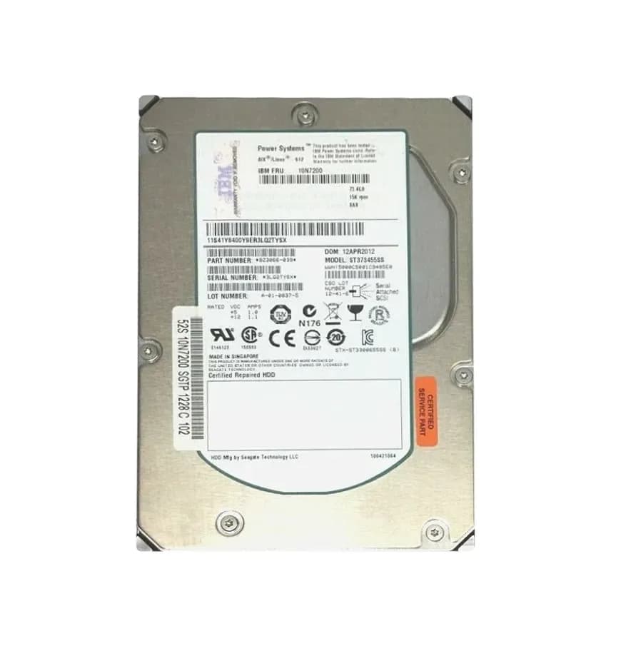 IBM 10N7200 73GB