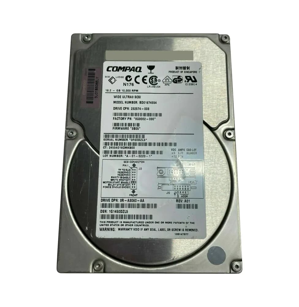 HPE 232574-003 18GB Ultra160 SCSI