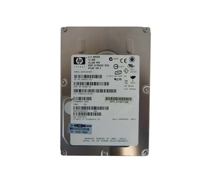 HPE 271837-008 72.8GB Ultra320 SCSI