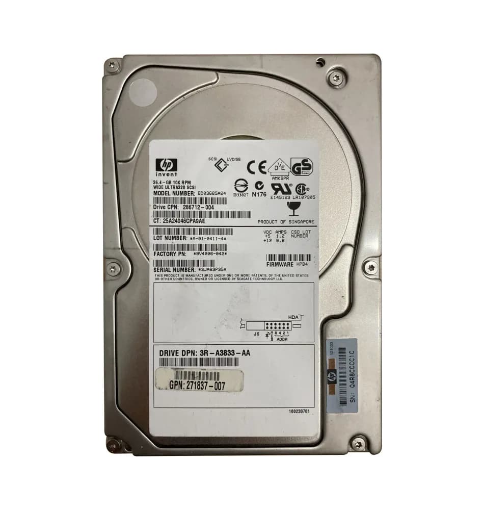 HPE 286712-004 36.4GB Ultra320 SCSI