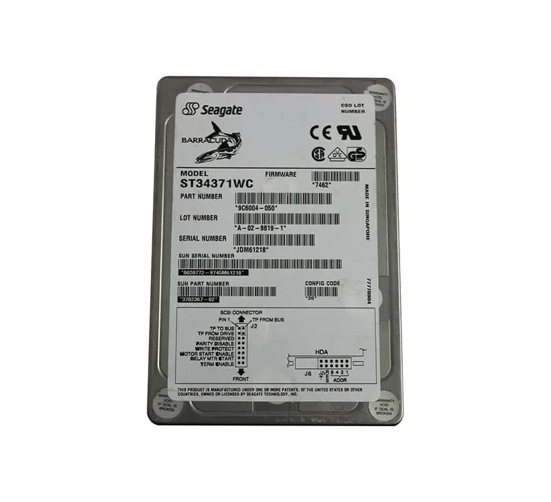 Sun 3702367-02 4GB Wide Ultra SCSI