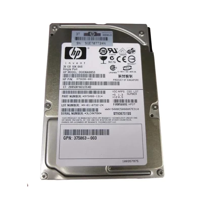 HPE 375696-001 36GB 3Gb/s SAS