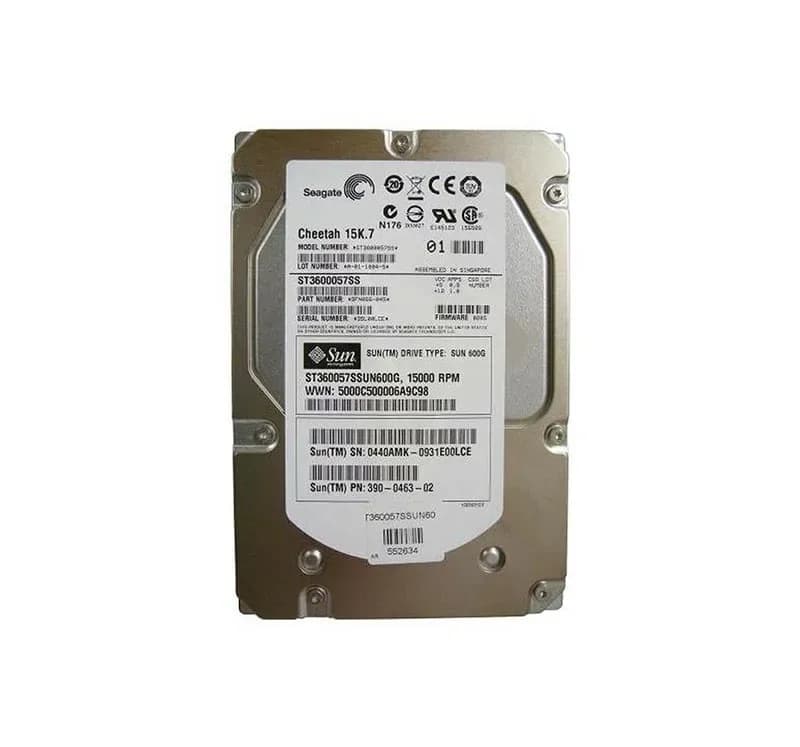 Sun 390-0463 600GB 6Gb/s SAS