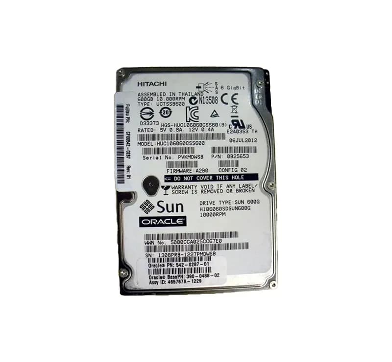 Sun 390-0488-02 600GB 6Gb/s SAS