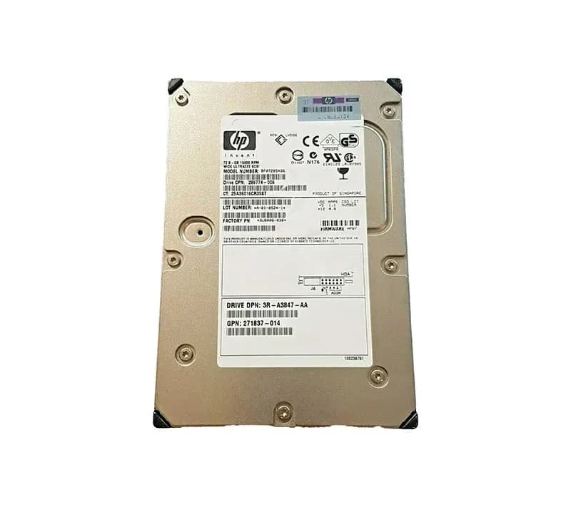 HPE 3R-A3847-AA 72.8GB Ultra320 SCSI