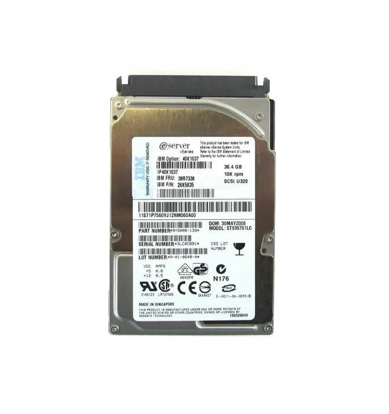 IBM 40K1037 36.4GB Ultra320 SCSI