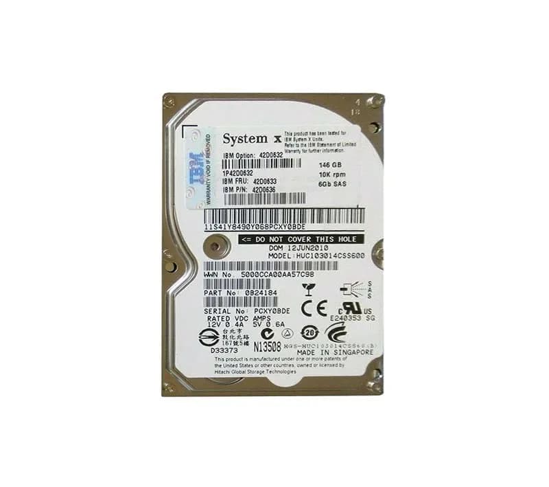 IBM 42D0632 146GB 6Gb/s SAS