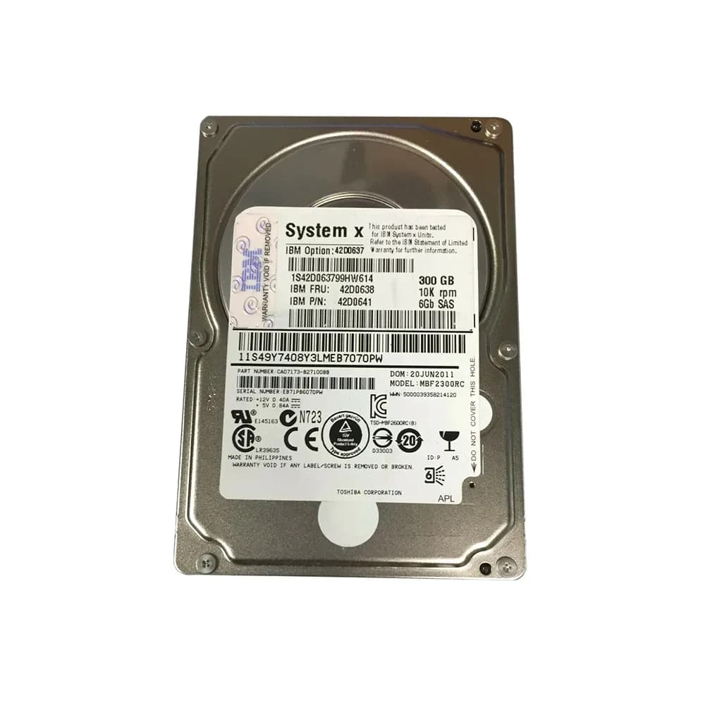 IBM 42D0637 300GB 6Gb/s SAS
