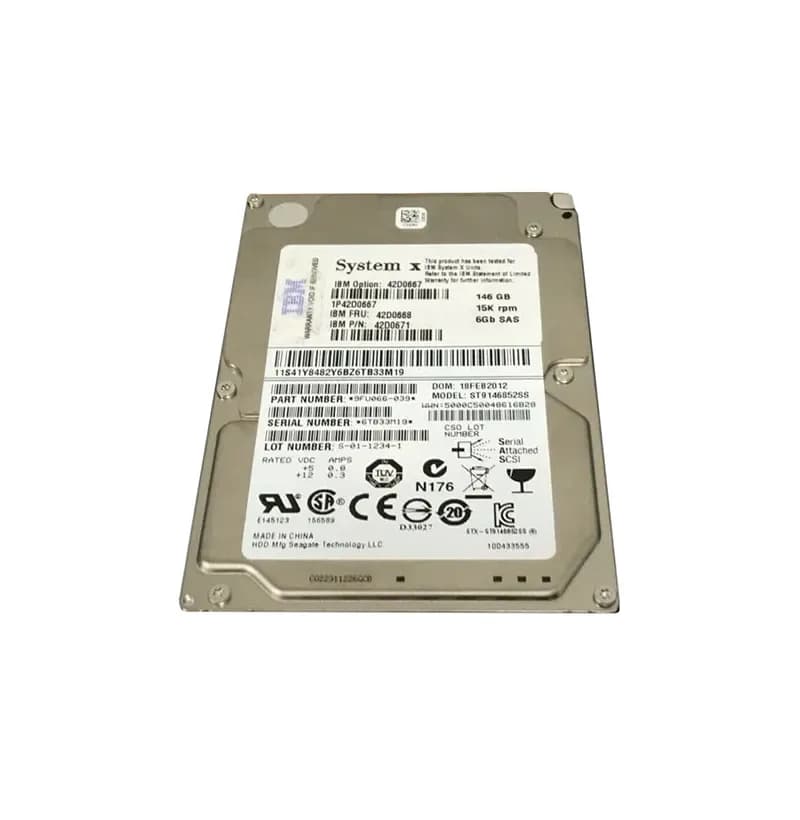 IBM 42D0668 146GB 6Gb/s SAS