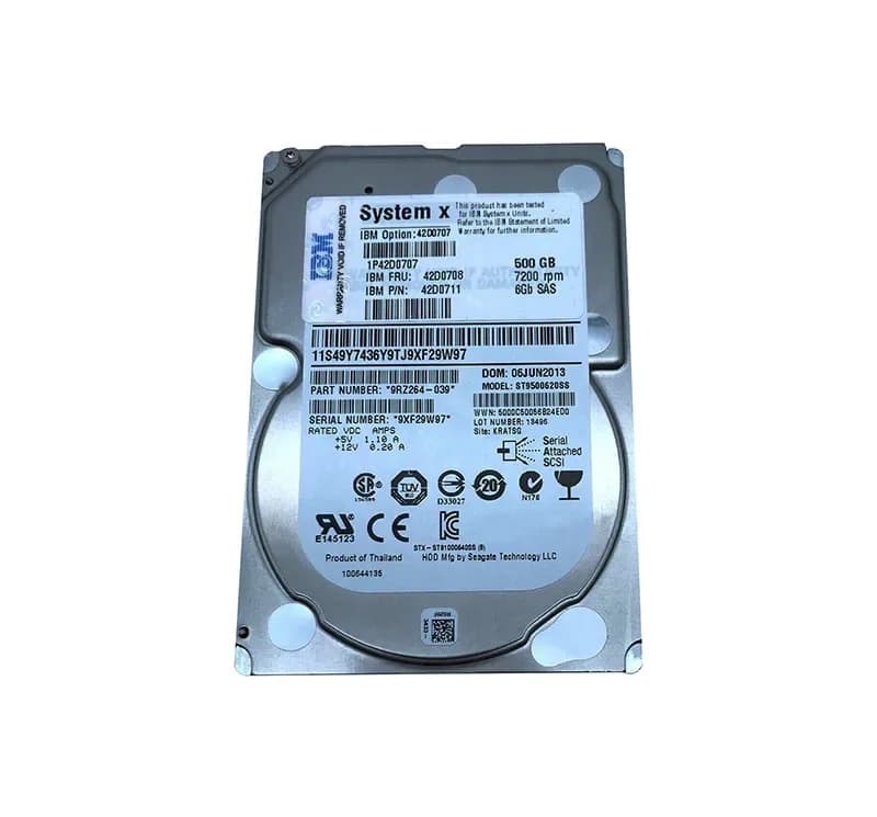IBM 42D0707 500GB 6Gb/s SAS