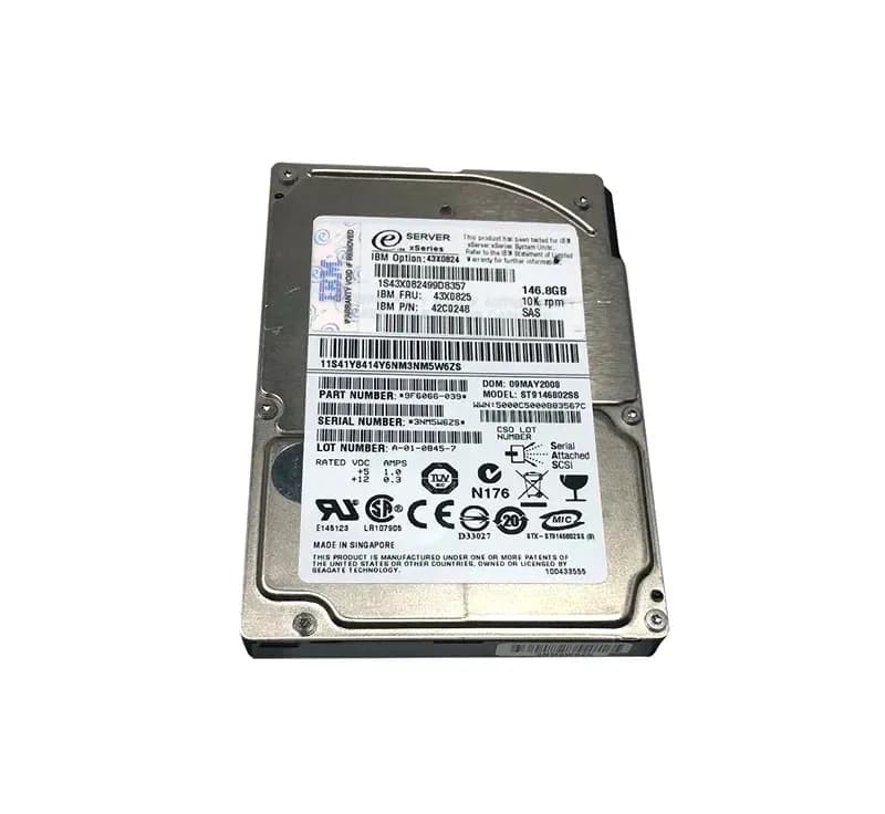 IBM 43X0824 146GB 3Gb/s SAS