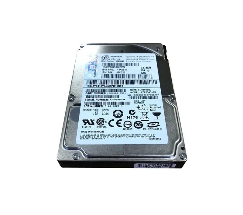 IBM 43X0845 73.4GB 3Gb/s SAS