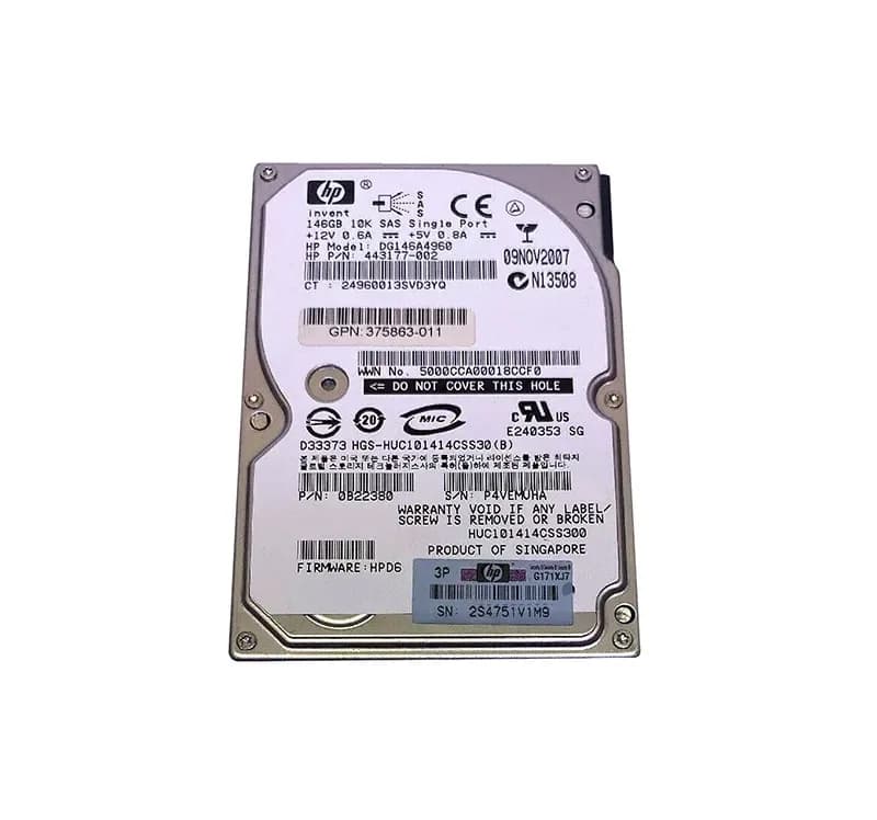 HPE 443177-002 146GB 3Gb/s SAS