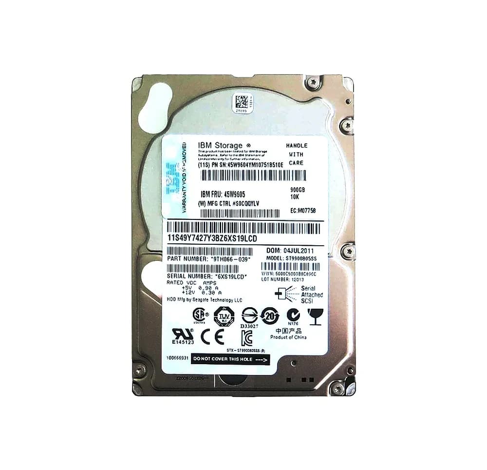 IBM 45W9605 900GB 6Gb/s SAS