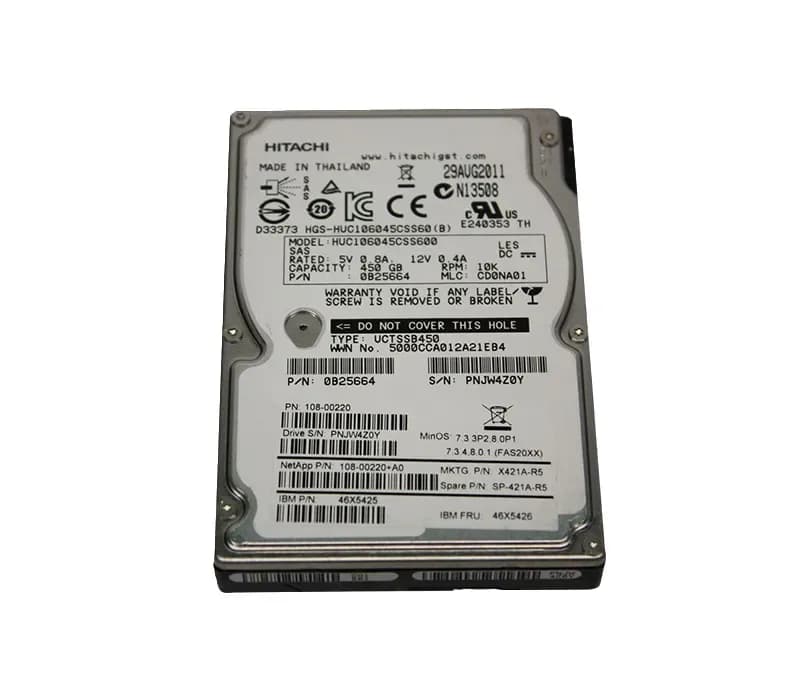 IBM 46X5425 450GB 6Gb/s SAS