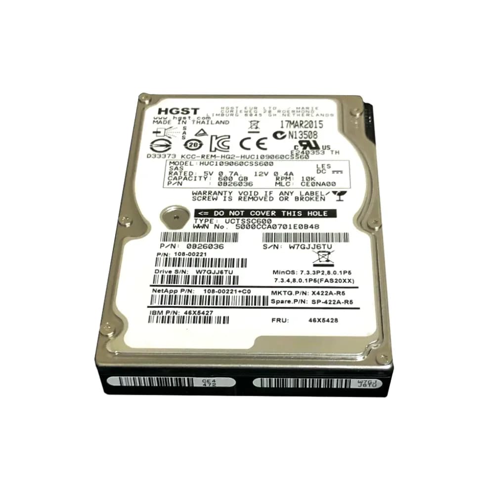IBM 46X5427 600GB 6Gb/s SAS