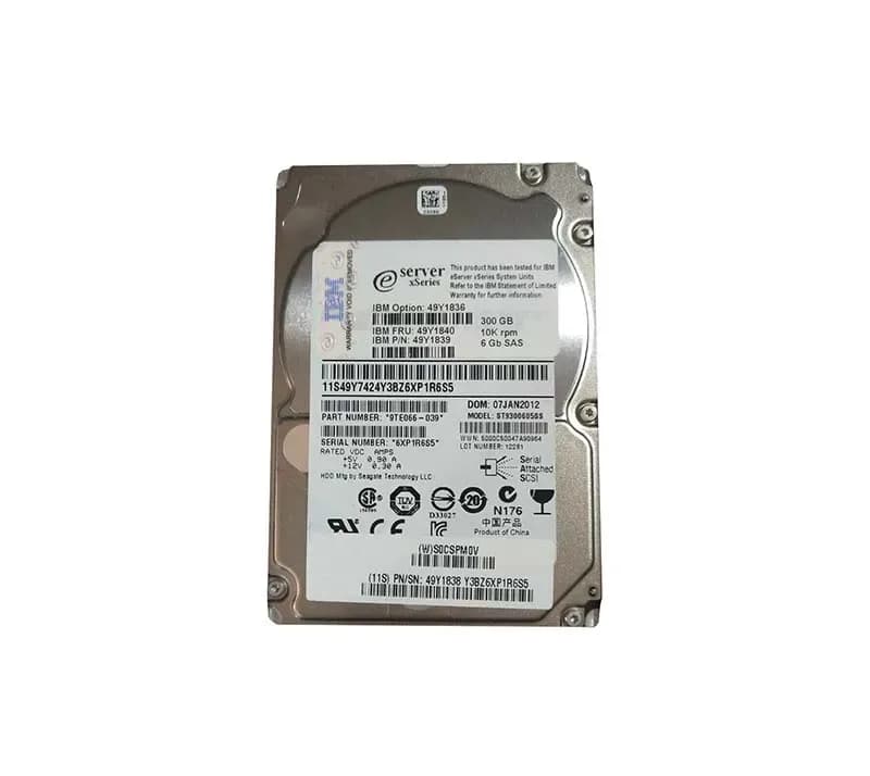 IBM 49Y1840 300GB 6Gb/s SAS