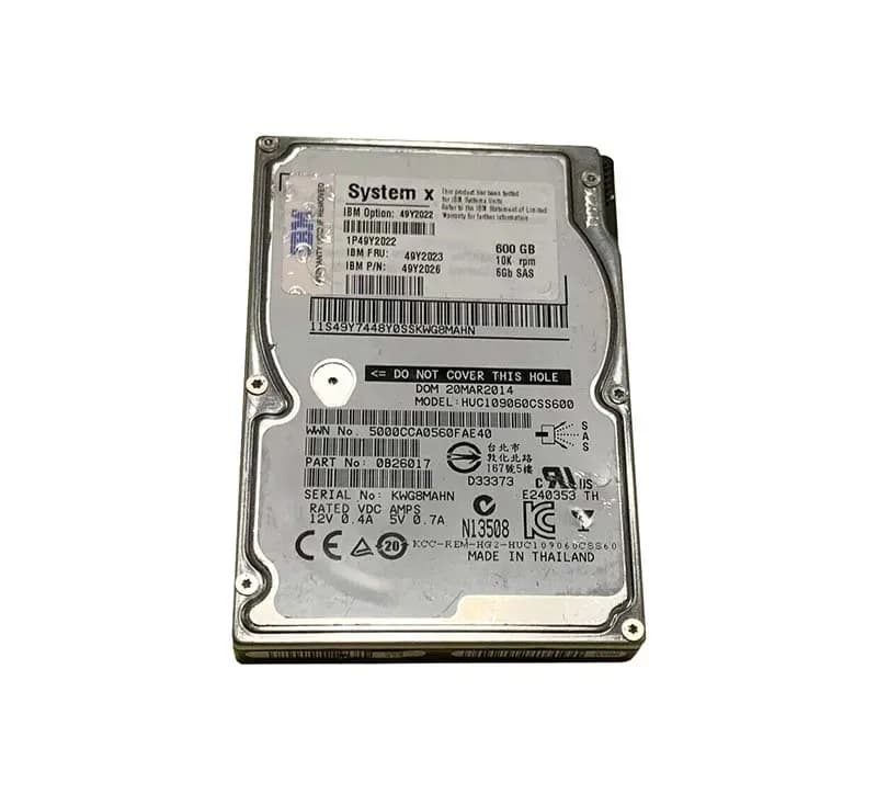 IBM 49Y2022 600GB 6Gb/s SAS