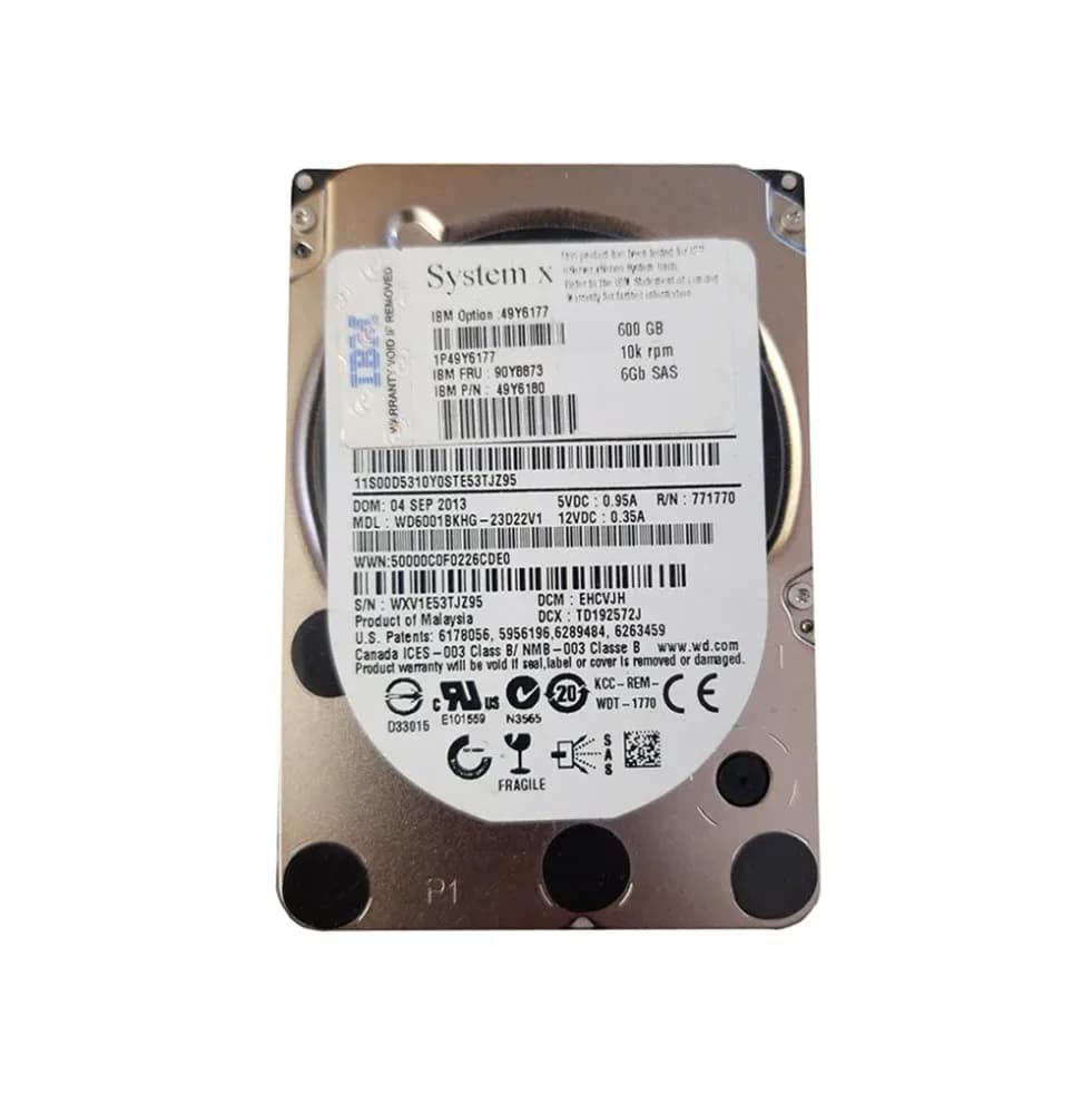IBM 49Y6177 600GB 6Gb/s SAS