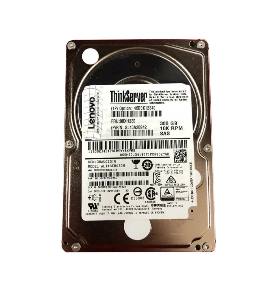 Lenovo 4XB0K12340 300GB 12Gb/s SAS