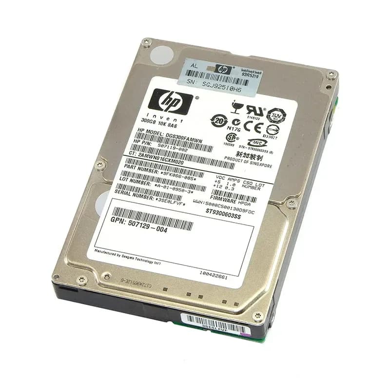 HPE 507119-002 300GB 6Gb/s SAS