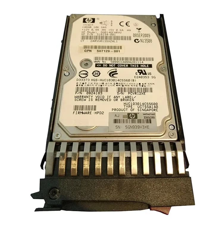 HPE 507129-001 146GB 6Gb/s SAS