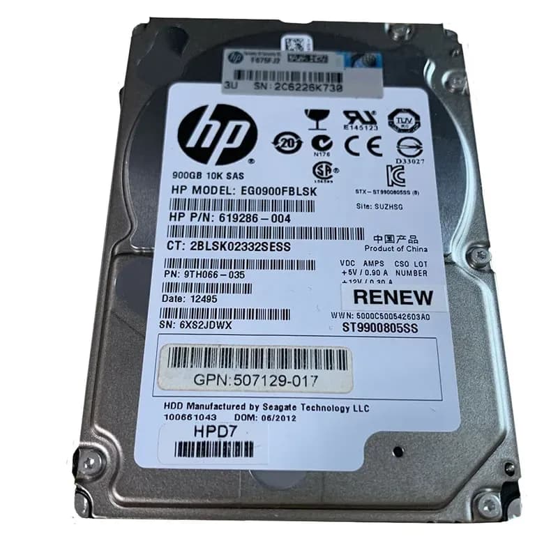 HPE 507129-017 900GB 6Gb/s SAS