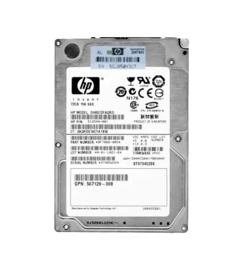 HPE 512544-001 72GB 6Gb/s SAS