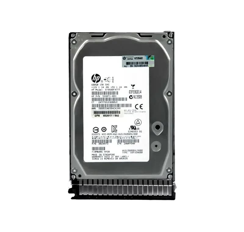 HPE 533871-003 600GB 6Gb/s SAS