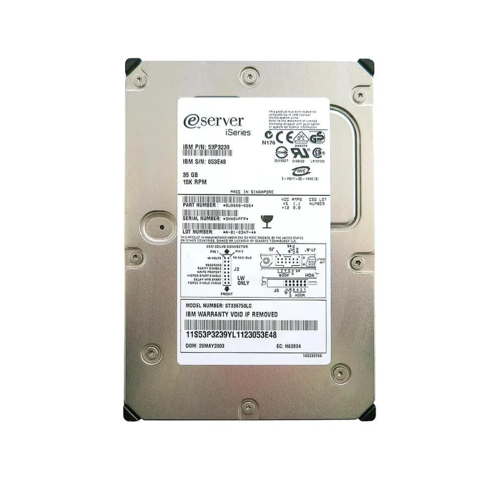 IBM 53P3239 36GB Ultra320 SCSI