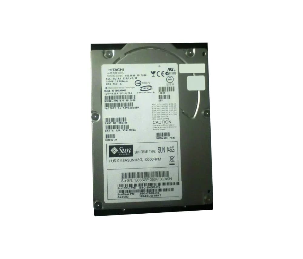 Sun 540-6450 146GB Ultra320 SCSI