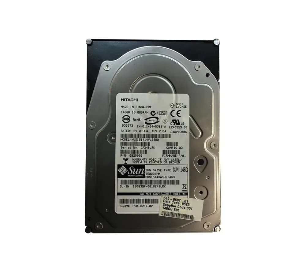 Sun 540-6607-01 146GB Ultra320 SCSI